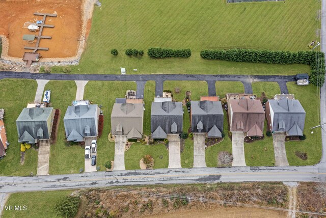 798 Hamilton Rd, Blountville, TN 37617 - aerial view of property's location featuring extensive farmland and rural landscape