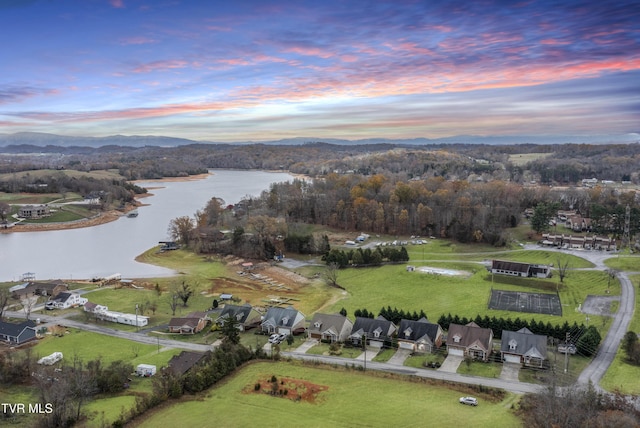 798 Hamilton Rd, Blountville, TN 37617 - aerial view of property's location with a water and mountain view