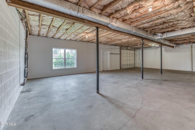 798 Hamilton Rd, Blountville, TN 37617 - below grade area with concrete block wall