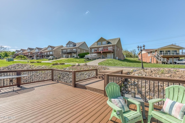 798 Hamilton Rd, Blountville, TN 37617 - deck with a residential view