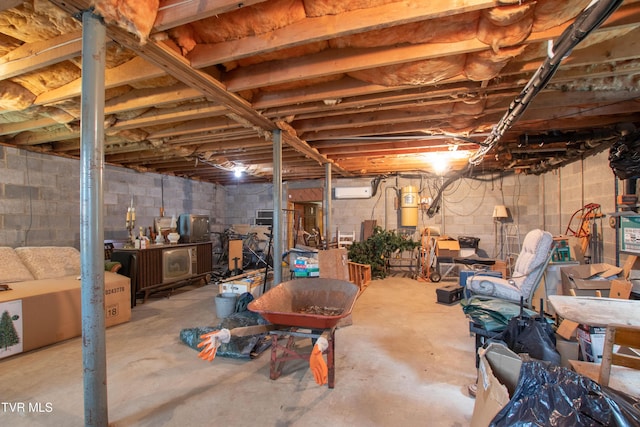 19494 Oakwood Dr, Abingdon, VA 24211 - unfinished basement with a central vacuum unit