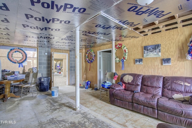 90 Darnell Rd, Greeneville, TN 37743 - living room with wood walls