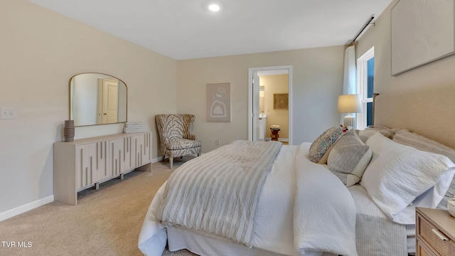 1128 Aspen Ter, Greeneville, TN 37745 - bedroom featuring light carpet and baseboards