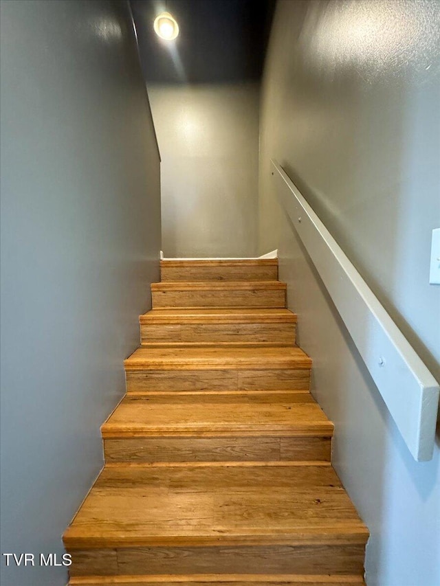 view of staircase