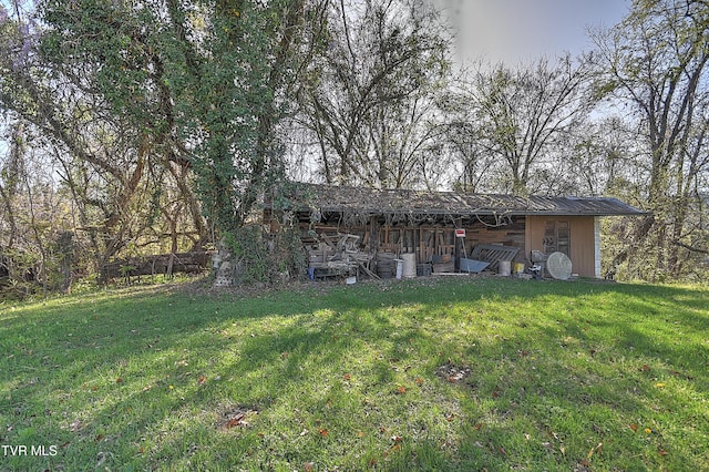 view of outbuilding