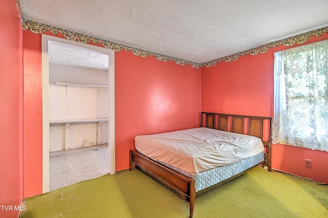 bedroom with carpet flooring