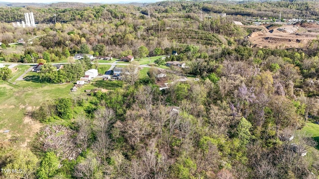 aerial view with a view of trees