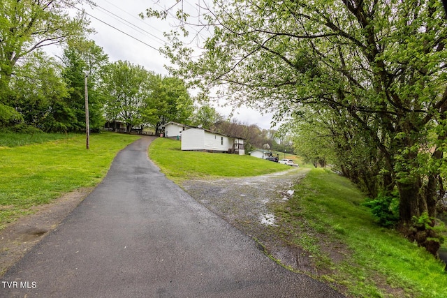 view of street featuring driveway