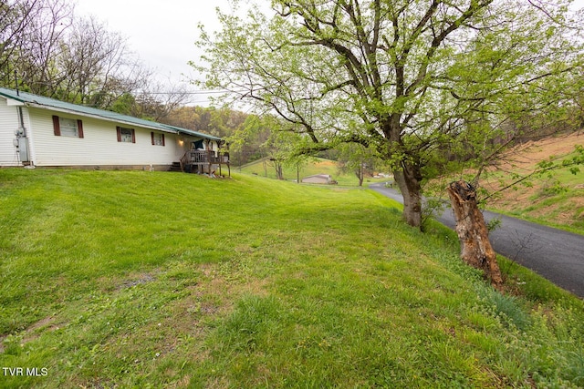 view of yard