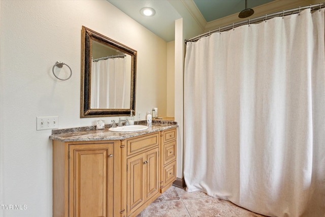 20268 Heron Cir, Abingdon, VA 24211 - full bath with crown molding, tile patterned floors, and vanity