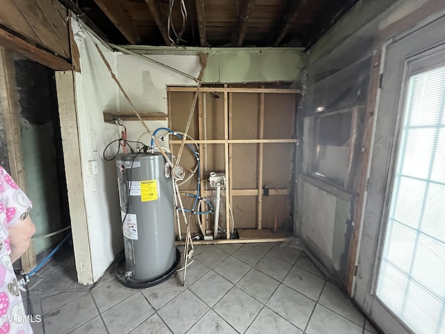 utilities featuring electric water heater