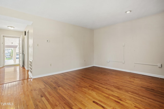 1023 Pebble Dr, Bristol, VA 24201 - empty room with wood-type flooring and baseboards