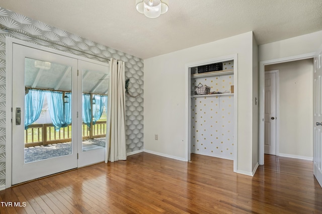 1023 Pebble Dr, Bristol, VA 24201 - interior space with access to outside, baseboards, and hardwood / wood-style flooring