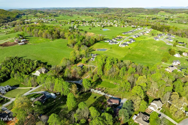 drone / aerial view featuring a residential view