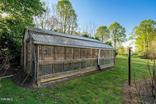 view of outbuilding featuring an outdoor structure