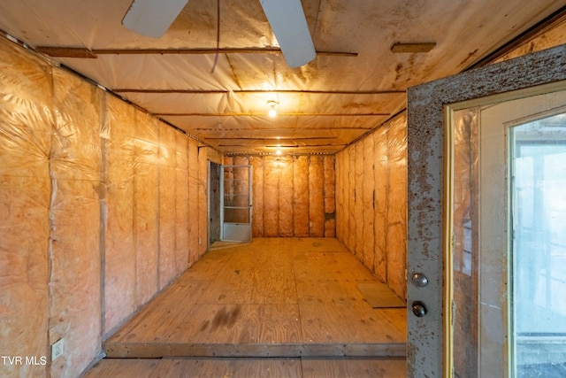 view of basement