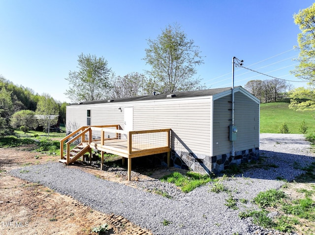 810 Sugar Bowl Rd, Chuckey, TN 37641 - rear view of property with a deck