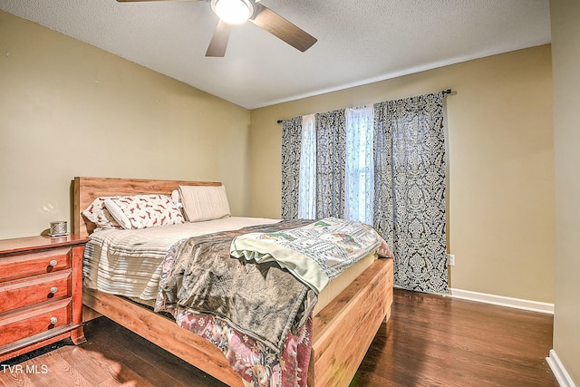 305 Waterford Ct Unit 305, Johnson City, TN 37615 - bedroom with baseboards, a ceiling fan, and wood finished floors