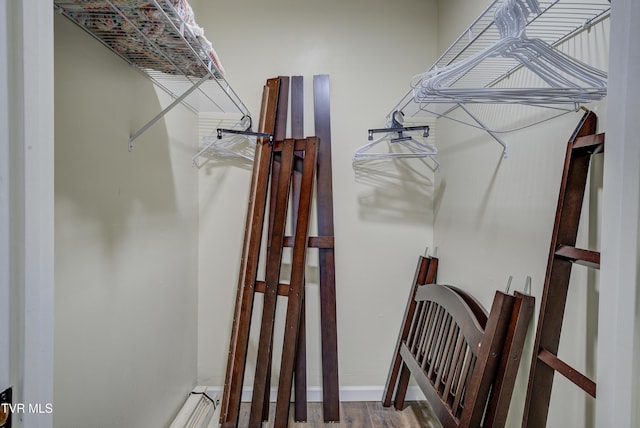 368 New Hope Rd, Jonesborough, TN 37659 - walk in closet featuring wood finished floors
