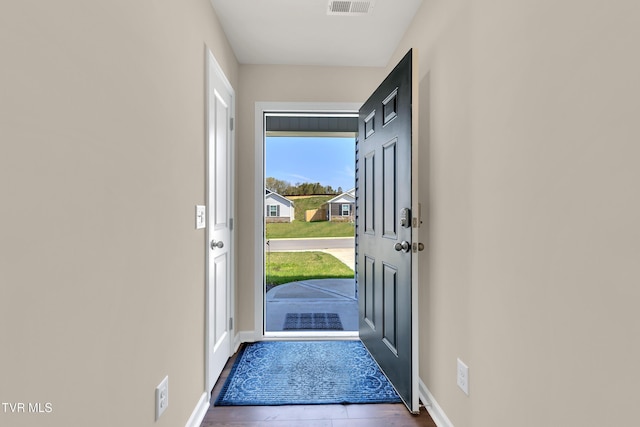 1245 Cherry Grv, Greeneville, TN 37745 - foyer entrance with baseboards and wood finished floors