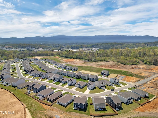 1245 Cherry Grv, Greeneville, TN 37745 - aerial perspective of suburban area featuring a mountainous background
