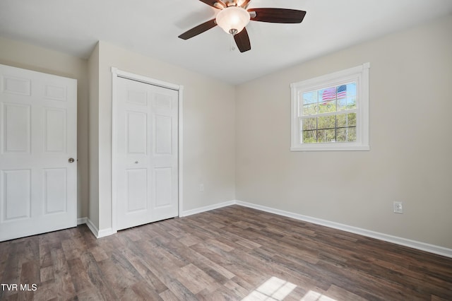 536 Chadwell Rd, Kingsport, TN 37660 - unfurnished bedroom featuring baseboards and wood finished floors