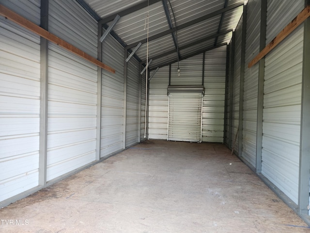 12075 Goose Creek Rd, Bristol, VA 24202 - garage featuring metal wall