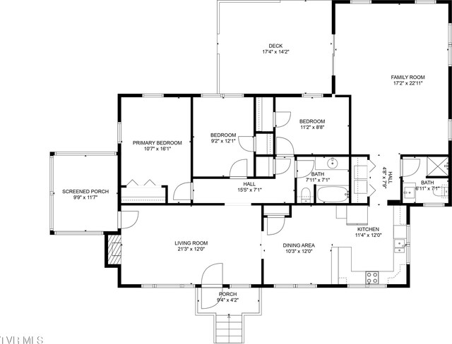 344 Virginia Dr, Bristol, VA 24201 - plan