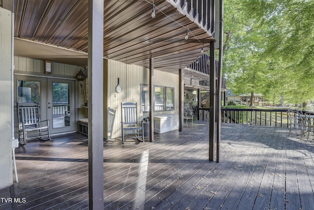 768 Lake Point Dr, Piney Flats, TN 37686 - view of wooden terrace