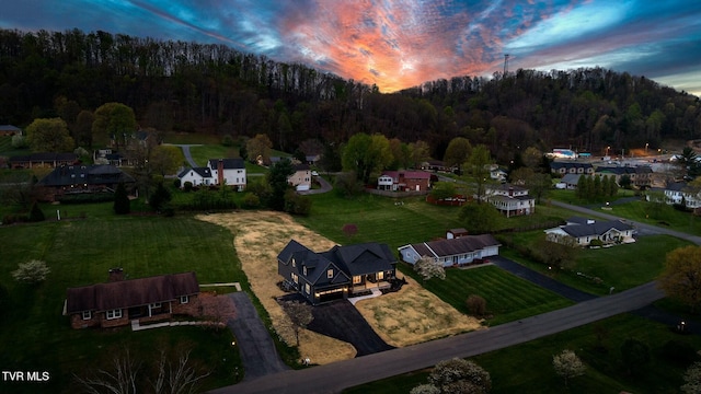 330 Bogey Dr, Abingdon, VA 24211 - aerial view with a residential view and a view of trees