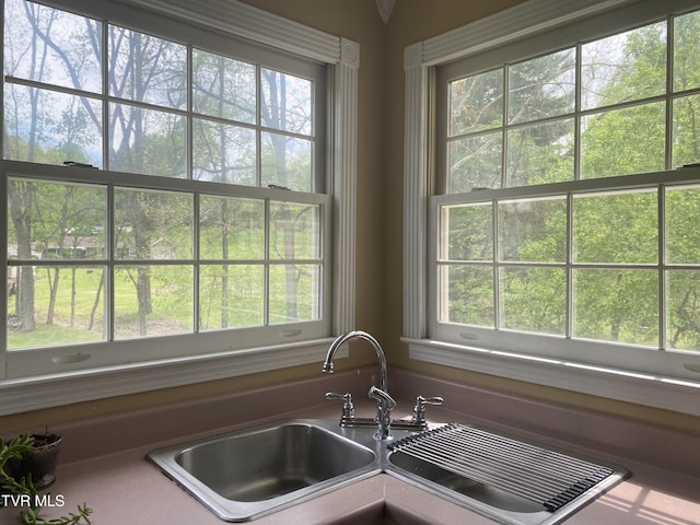 kitchen with a sink