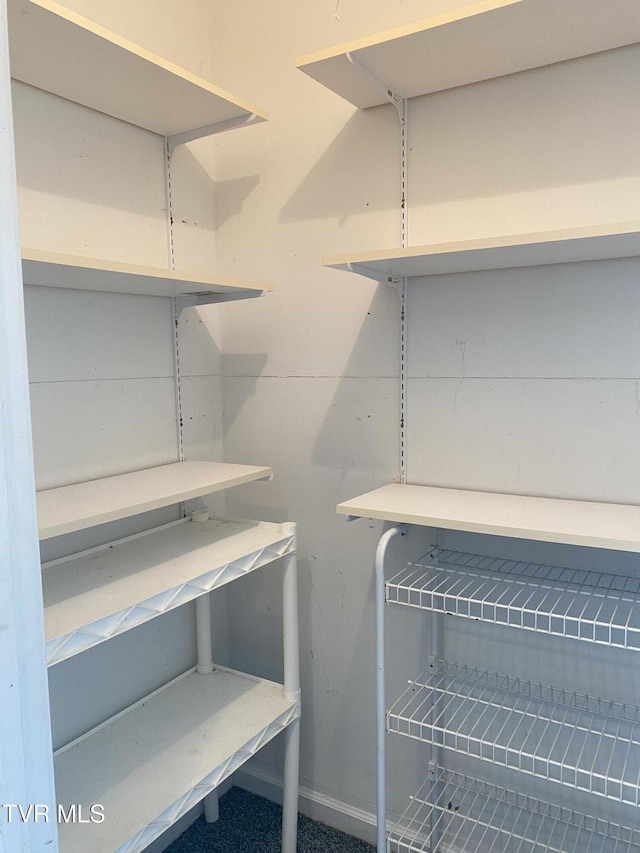 view of storage area