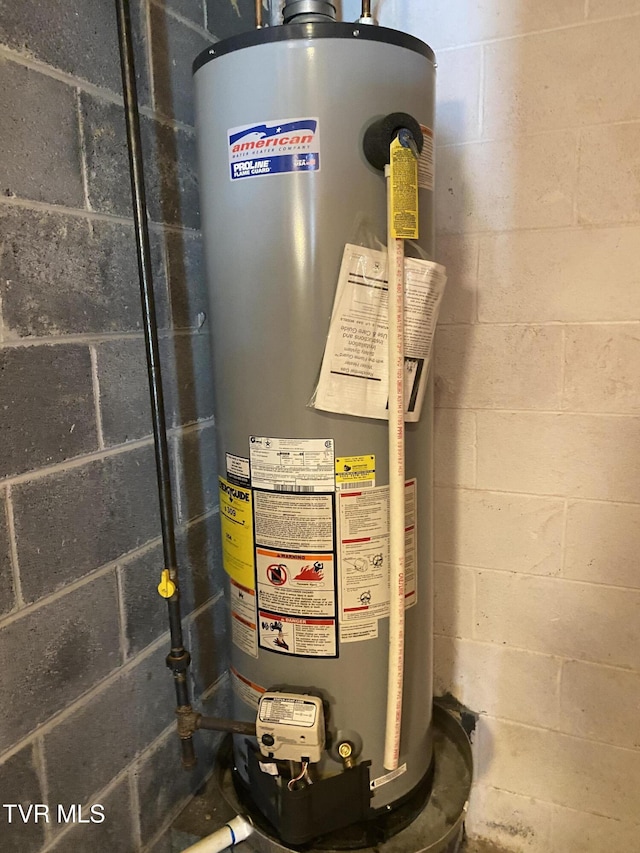 utilities featuring water heater
