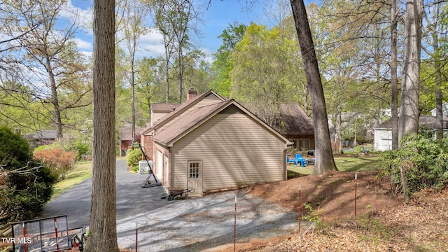 view of side of home