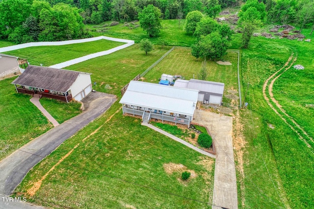 drone / aerial view