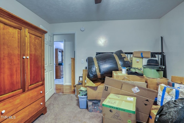view of storage area