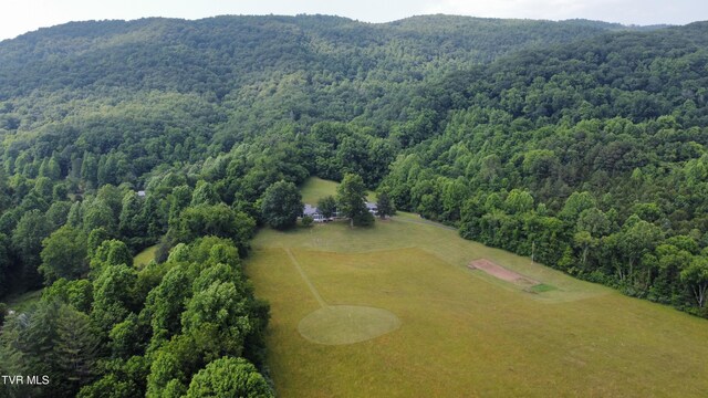 304 Tunnel Dr, Dryden, VA 24243 - drone / aerial view with a mountain view and a forest view