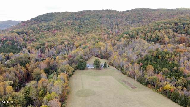304 Tunnel Dr, Dryden, VA 24243 - bird's eye view featuring a mountain view and a view of trees