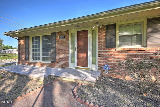 2856 Watauga Rd, Johnson City, TN 37601 - entrance to property featuring brick siding and covered porch