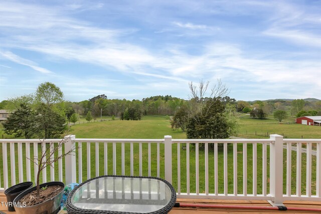 2040 Happy Valley Rd, Limestone, TN 37681 - wooden terrace with a yard