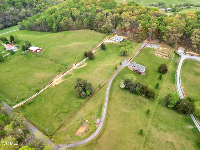2040 Happy Valley Rd, Limestone, TN 37681 - bird's eye view featuring a rural view