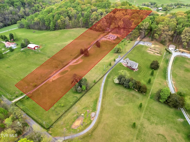 2040 Happy Valley Rd, Limestone, TN 37681 - aerial view with a rural view