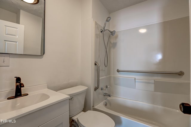 908 Columbia Rd, Bristol, TN 37620 - full bath with toilet, vanity, and  shower combination