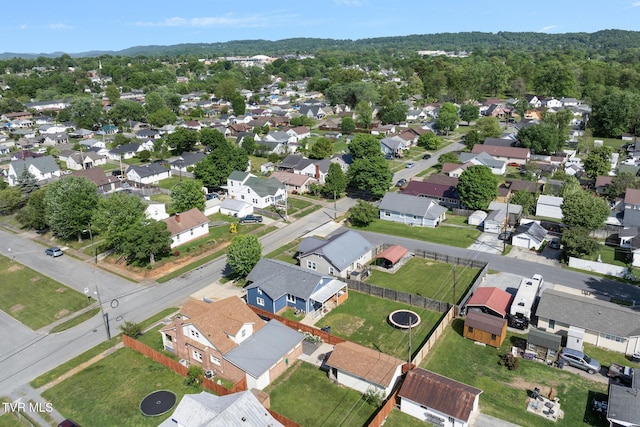 birds eye view of property featuring a residential view