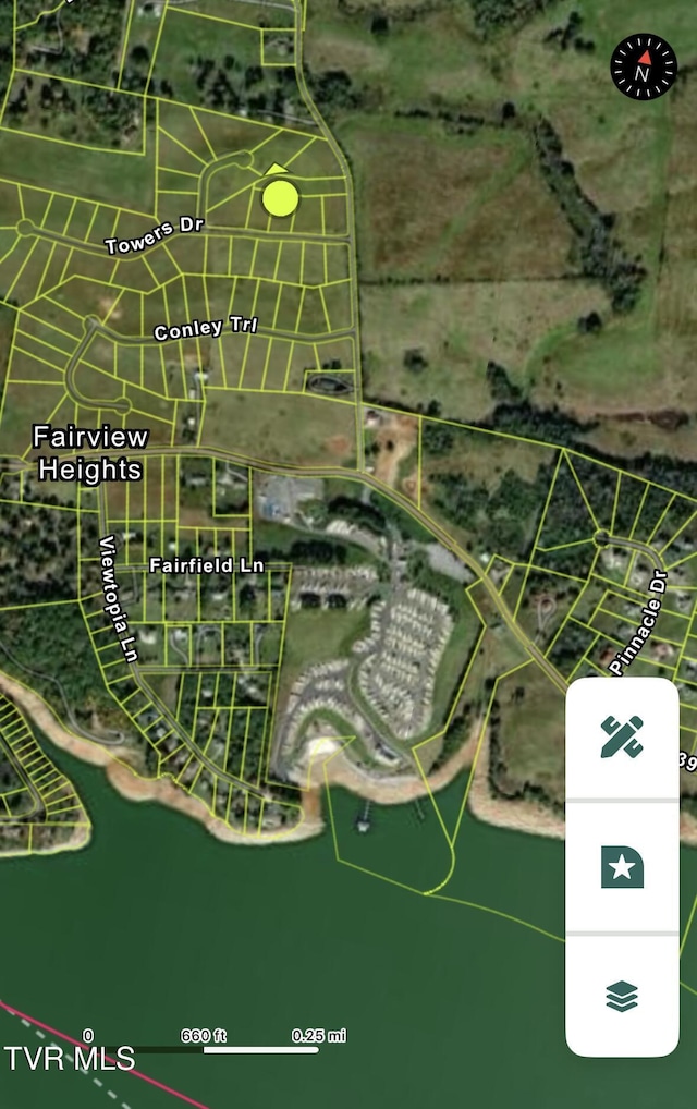 616 Towers Dr, Dandridge, TN 37725 - map