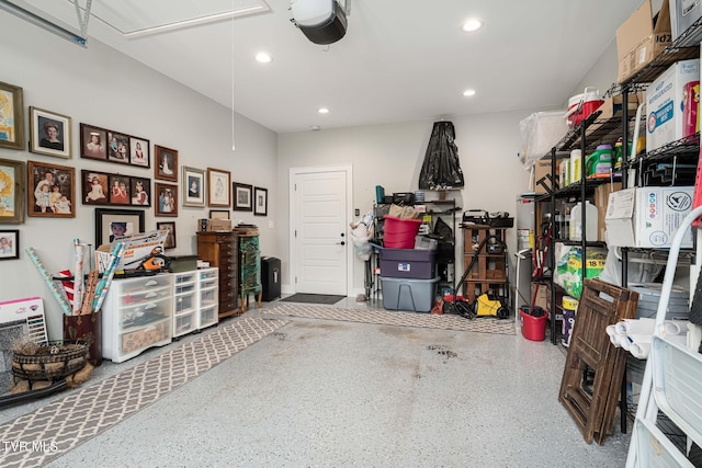 125 Lynn Rd, Johnson City, TN 37604 - garage with recessed lighting and a garage door opener