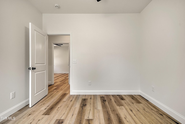 703 Swadley Rd Unit 1, Johnson City, TN 37601 - unfurnished bedroom with baseboards and light wood-style flooring