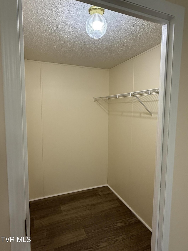 136 Gentry Mountain Rd, Erwin, TN 37650 - spacious closet featuring dark wood-style flooring
