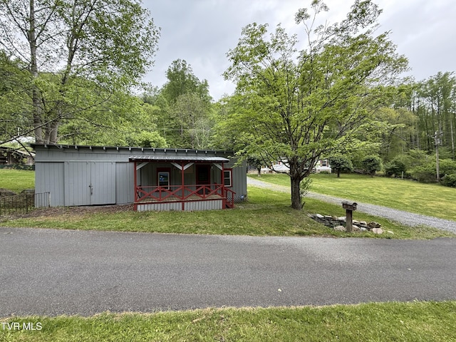 136 Gentry Mountain Rd, Erwin, TN 37650 - exterior space featuring an outdoor structure
