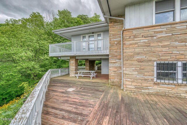 1010 Heaton Creek Rd, Roan Mountain, TN 37687 - view of deck